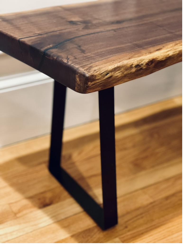 Bench corner detail